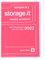 MARK'S 2021/2022 Taschenkalender A6 vertikal, Storage it // Pink: Von September 2021 bis Dezember 2022