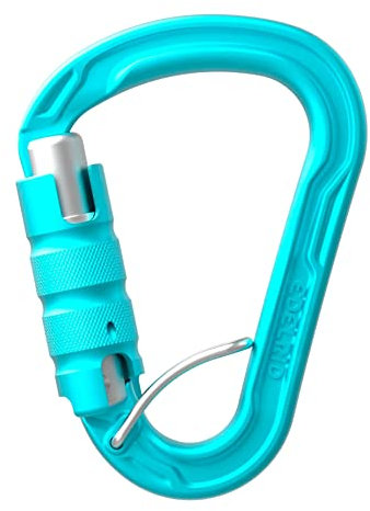 EDELRID Unisex – Erwachsene HMS Strike Triple FG Carabiner, Icemint, one Size