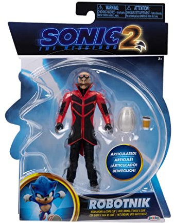SONIC The Hedgehog 2 The Movie 10,2 cm Articulated Action Figure Collection (Robotnik)