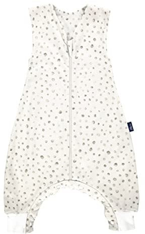 Alvi Sleep-Overall light Schlafsack mit Füßen Aqua Dot