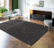 the carpet Lima nachhaltiger und umweltbewusster Designer Teppich, weich & pflegeleicht, 3D-Effekt, waschbar, Flor aus 100% recyceltem Polyester, Raute, Anthrazit, 80 x 150 cm
