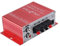Mini Amplificateur Automatique de Voiture, Autoradio Stéréo, Amplificateur Audio Stéréo de Voiture, Mini Amplificateur Automatique de Voiture Numérique Hifi Audio Musique CD DVD (Rouge)
