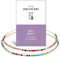 happymaker - Armbänder für Frauen und Mädchen, 2 Armbänder aus Miyuki Perlen mit Geschenkkarte - Good Luck Vibes - und Geschenkverpackung, Mutmacher Geschenk Frauen, handgefertigt