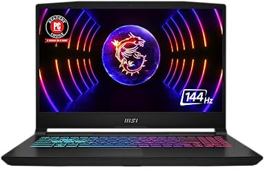 MSI Katana 15 Laptop: Intel Core i7-13620H, GeForce RTX 4060, 15.6 FHD 144Hz, 16GB DDR5, 1TB NVMe SSD, USB 3.2 Gen1 Type C w/DP, Cooler Boost 5, Win 11 Pro: Black B13VFK-1264US