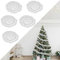 Junhui Girlande Weihnachten Weiß, 200 cm Federboa Weiß für Weihnachtsbaum 5 Stück Girlande Federn Weihnachtsbaum Deko für Geburtstagsparty Hochzeit Party Weihnachtsdekoration