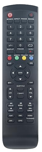 ALLIMITY Mando a Distancia Fit for HKC TV K32DLH1H K32DLT3H K40DLH1F K40DLT3F EH32H4D EH24H4FHD 24C2NBD EH22F4 43F6 EH20H4 43F3 EH24H4 EH40D4K LED32V1FHD 32D7A EH50D4K 40K7A-A2EU TM16SA2EU