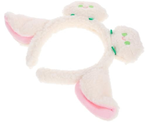 Gadpiparty Lammohren Stirnband Halloween-kopfschmuck Hautpflege-stirnband Ziegenohren Alpaka-anziehaccessoires Schafohren Stirnband Schaf-lamm-kostüme Stirnband Aus Kleidung Plüsch Die Wolken