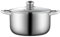 ABOOFAN Olla Sopera De Acero Inoxidable De 22 Cm Con Función De Vapor Utensilios De Cocina Para El Hogar Restaurante Olla Plateada