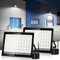 NATPOW LED Flood Lights, Outdoor Security Light 100W, 144 LEDs 6000K Garden Flood Lights 11000LM, IP66 Waterproof Upgrade Wall Light for Garage, Warehouse, Parking Lot, Yard, Backyard(2 Pack)