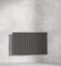 600 x 1003mm Bathroom Radiator Anthracite Horizontal Column Radiators Oval Panel Designer Single