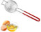 Eigelbtrenner, Eiertrenner Edelstahl, Egg White Separator, Eiweiß Trenner Große Kapazität, Ei-Trenner Mit Langen Griff, Für Kochen Und Küchenhelfer Separator, Spülmaschinenfreundlich (Rote)