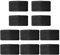 Tucnoeu 10 Stück Elastische Gürtelschlaufe Schwarze Nylon Gürtelschlaufen Elastische Gürtelhalter zum Befestigen von Gürteln, Rucksäcken, Tragetüchern