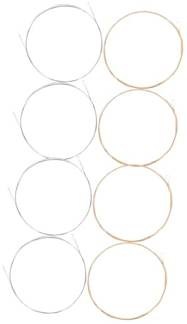 TOYANDONA 8pcs Mandolin Strings Phosphor Mandolin Strings and Parts Extra Light and Light Scenarios