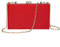 YUEZHAN Abendtasche Damen Clutch Geldbörse Platzsparende Tragbare Mehrzweck-Messenger-Tasche Rot