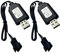 Smart Universal RC USB Charger Cable with SM-4PIN Plug Compatible RC Car RC Plane RC Tank RC Boat and Other Remote Control Toys for 7.4V Lipo Battery USB Charger with Battery Protection (2)