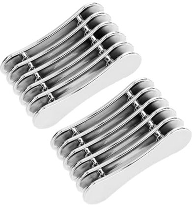 Didiseaon 2pcs Nail Art Pen Stand 5 Grid Holder for Nail Brush UV Gel Polish Pen Rest Organiser Portable Manicure Tool Accessories