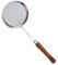 VOSAREA Food Strainer Stainless Steel Skimmer Oil Filter Spoon Large Capacity Easy to Clean Non Wooden Handle Strainer Skimmer Spoon Fine Wire Mesh Oil Filter Deep Fat Fryer Skimmer Spoon