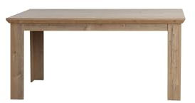 möbelando Kulissentisch >Nepal< Der Esstisch Nepal in Bramberg Fichte bietet Platz für bis zu 8 Personen, ist rechteckig und ausziehbar. Maße: 160x75x90 cm, erweiterbar auf 206,6 cm.