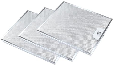 EVAYP 3 filtros de grasa metálicos (300 x 253 mm), compatibles con campanas extractoras AEG Electrolux 4055081220 Franke 1330067471 Bosch Siemens 11013941