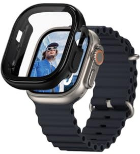 Panzer Glass Snappie - Apple Watch Ultra 2 de cuerpo completo, color negro