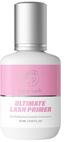 Pre-Treatment Eyelash Extension Glue Primer Supplies Liore Lash/Up to 35% Longer Adhesive Retention/Individual Semi Permanent Lash Extensions Cleanser/Protein Oil Remover/Increase Glue Bond
