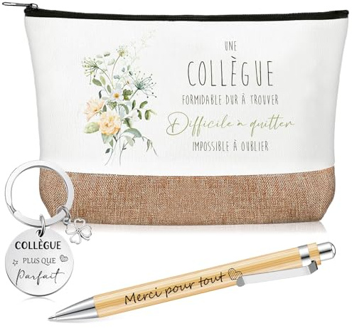 Xuniea Cadeau Depart Collegue de Travail Cadeau Collegue de Travail Femme