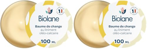BIOLANE - Liniment Solide Bébé - Baume de Change - Nettoie, nourrit et protège - Peaux sensibles - 99% d'origines naturelle - Fabriqué en France (Lot de 2)
