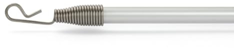 Schleuderstab für Gardinen und Vorhang - aus PLEXIGLAS Transparent - Zubehör für Gardinenschiene Mit Haken zum Aufhängen - Curtain opener Länge 150 cm
