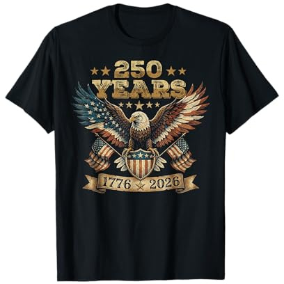250th Anniversary 4th of Juli America USA 250 Years Birthday T-Shirt