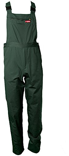 Planam 0832025 MG 260 Latzhose, Mittelgrün, Größe 25