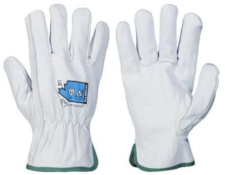 Superior 378GKTFG Grain Goatskin Leather Drivers Glove with Keystone Thumb and Kevlar/Glass Lined, Large (Pack of 1 Pair) by Superior Glove Works