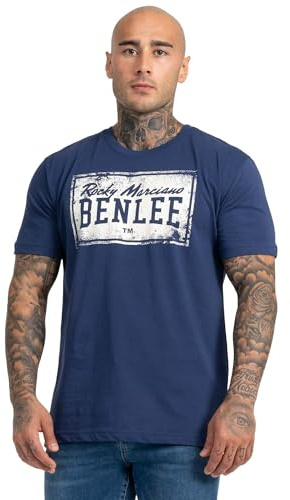 Benlee Men's Box Label Regular Fit Logo T-Shirt