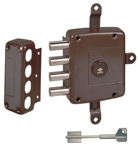 Cisa 57170 Serratura da Applicare, Quintupla, Entrata Sinistra, 60 mm