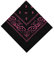 Lizzy Paisley Multifunctional Bandana's Headwear Neckwear Neckerchief Cycling Cowboy Scarf Head Neck Gaiter - Mens Womens Multipack Assorted Men Hair Pirate Bandana (Black & Pink)