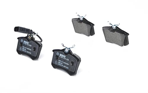 Bosch BP307 - Auto Bremsbeläge hinten - Bosch-Qualität - für leises Bremsen mit wenig Staub - ECE-R90 zertifiziert - kupferfrei - 1 Set mit 4 Bremsbelägen