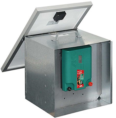 Kerbl Solarmodul 25W inkl. Halterung mit Croco-Anschluss