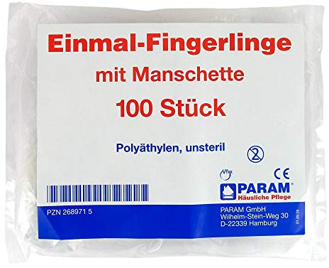 FINGERLING Einmal Plastik 100 St