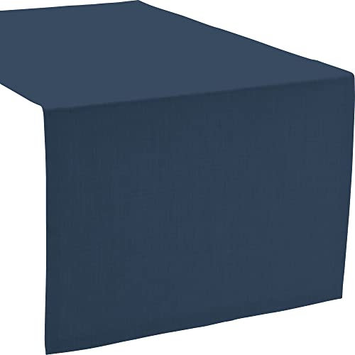 Sander Tischläufer Loft fleckabweisend jeansblau Größe 40x100 cm