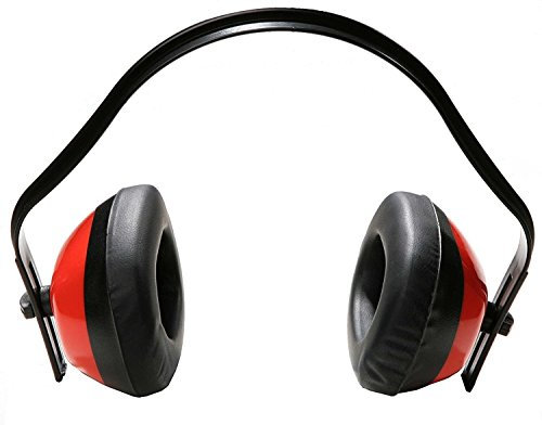 S&S-Shop 1 protection auditive - Protection contre le bruit - Casque - Capsule de protection auditive, rouge/noir, taille unique