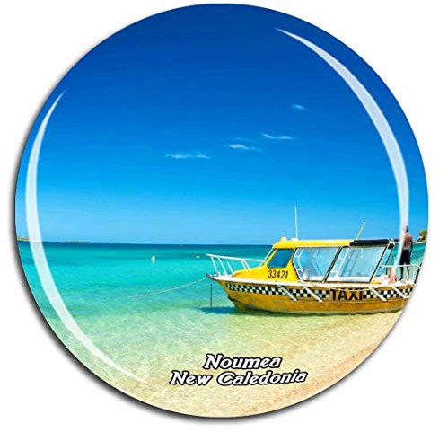 Weekino Noumea Neukaledonien Frankreich Kühlschrankmagnet 3D Kristallglas Touristische Stadtreise City Souvenir Collection Geschenk Starker Kühlschrank Aufkleber