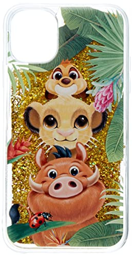 ERT GROUP Handyhülle für Apple iPhone 11 Original und offiziell Lizenziertes Disney Muster Simba & Friends 003 optimal an die Form des Handy angepasst, mit Glitter Overflow Effekt