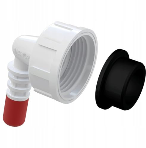 Washing Machine Short Elbow 1 Inch x 8/16mm Hose Connector Polypropylene