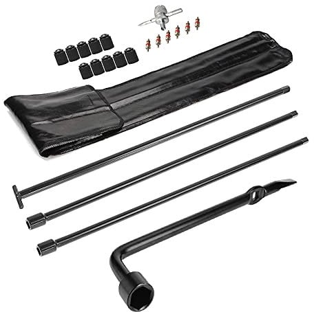 Dr.Roc Compatible with Spare Tire Tool Kit with Spare Tire Jack Handle and Wheel Lug Wrench 2005-2019 Nissan Frontier Titan Pathfinder 2005-2015 Amanda Xterra and Infiniti 2013-2020 Select Models