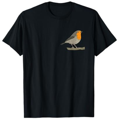 Rotkehlchen Vogel Robin Singvogel Vogelfreund Geschenk T-Shirt
