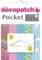Décopatch DP030C - Packung Déco Pocket mit 5 Blatt 30x40 cm in 5 verschiedenen Designs, praktisch und einfach zum Verwenden, ideal für Ihre Pappmachés und Bastelprojekte, 1 Pack