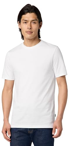 BOSS Mens Orange Tales T-Shirt with Logo Patch Premium
