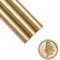 UNIQOOO Glue Gun Sealing Wax Sticks for Wax Seal Stamp - Prosecco Metallic Light Gold, Great for Wedding Invitation, Card Envelope, Snail Mail, Wine Package, Pack of 8