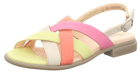 Think! Damen Chromfrei Gegerbte Nachhaltige Riemchen KAMAA Sandale, 9000 Multicolour, 40 EU