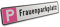 Betriebsausstattung24 Geprägtes Parkplatzschild aus Aluminium in Nummernschildform - Frauenparkplatz pink - KFZ-Kennzeichen - für Ihren Parkplatz & Stellplatz - 52,0 x 11,0 cm
