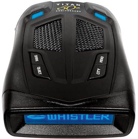 Whistler Titan Extreme Performance Radar Detector and Laser Detector, 360° Maxx Coverage, Auto Learning Technology, DSP Technology Provides Maximum Sensitivity, GPS Enhanced Features, TFSR